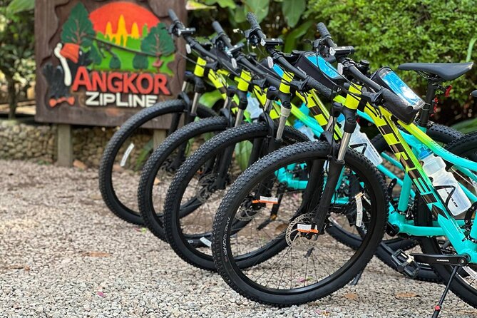 Full-Day Bike Tour in Siem Reap With Zipline - Itinerary Details