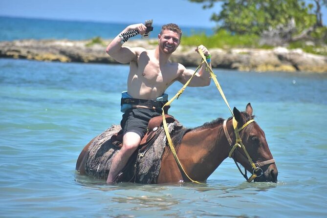 Full Day Private ATV With Zipline and Horseback Riding in Negril - Ziplining Experience