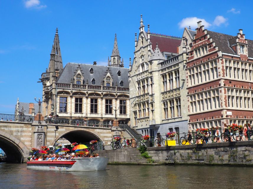 Ghent: 40 Minute Medieval Center Guided Boat Tour - Booking Details