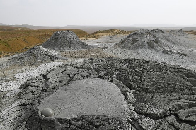 Gobustan-Mud Volcanoes-Fire Temple and Mountain Tour/Entrance Inc - Bibi-Heybat Mosque Experience