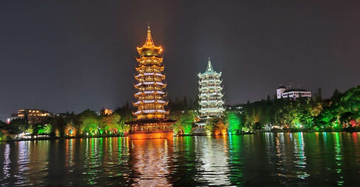 Guilin: Four Lakes Night Cruise With Round-Trip Transfer - Scenic Highlights