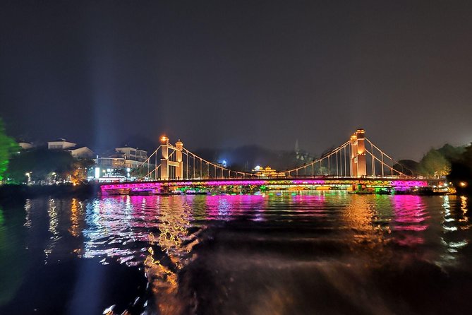 Guilin Four Lakes Night Cruise With the English Speaking Driver From Guilin Hotel - Tour Duration and Features