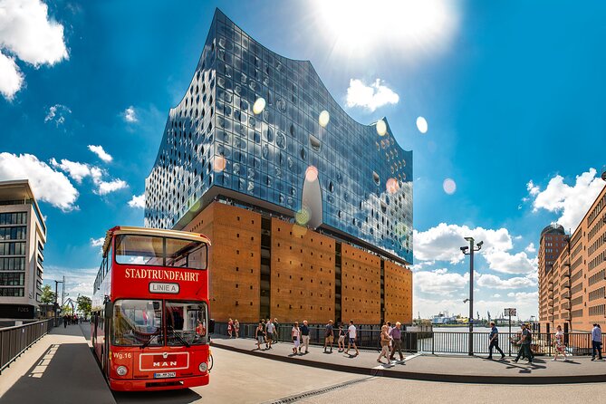 Hamburg Hop-on Hop-off Sightseeing Tour on Red Double Decker Bus - Tour Details