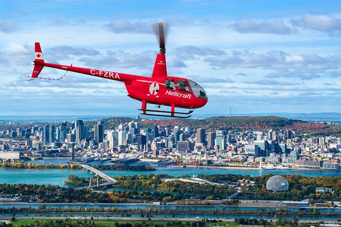 Helicopter Tour Over Montreal - Itineraries Available