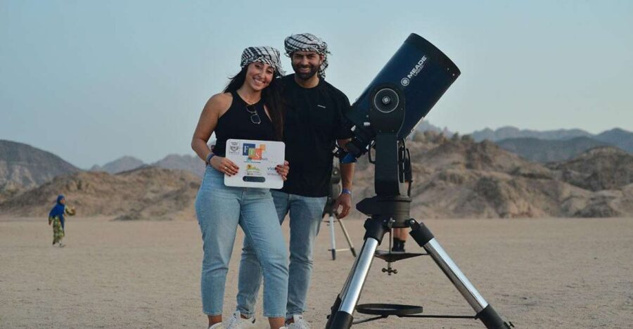 Hurghada: Stargazing With Candlelight Dinner With Quad