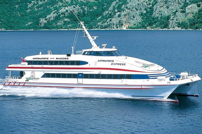Independent Rhodes Day Trip From Marmaris by Catamaran - Inclusions and Pickup Information