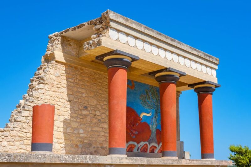 Knossos Palace: E-Ticket With Audio and Heraklion City Tour - Knossos Palace Experience Highlights