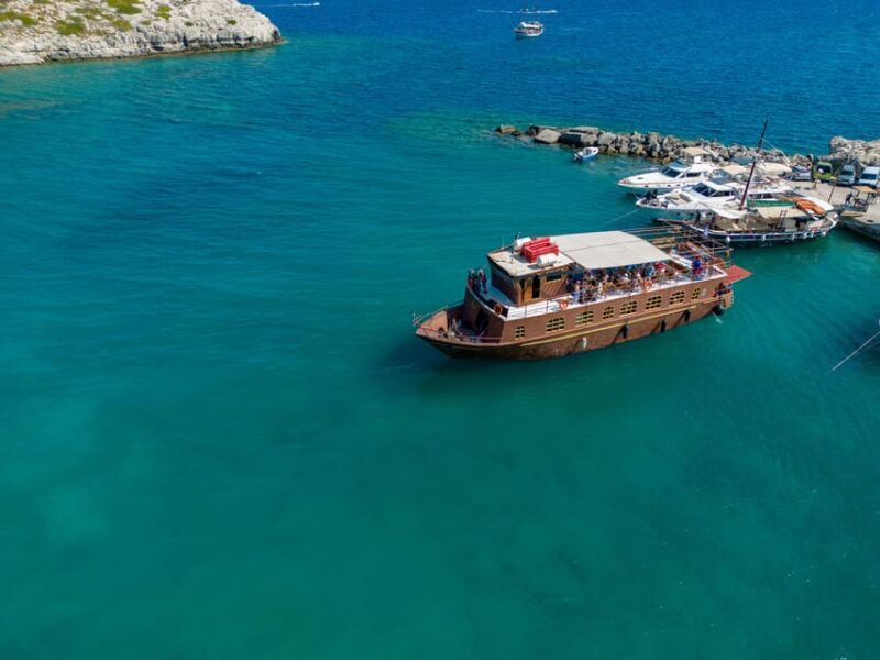 Kolympia : Transfer & Cruise to Lindos With Swimming Stops - Itinerary and Experience