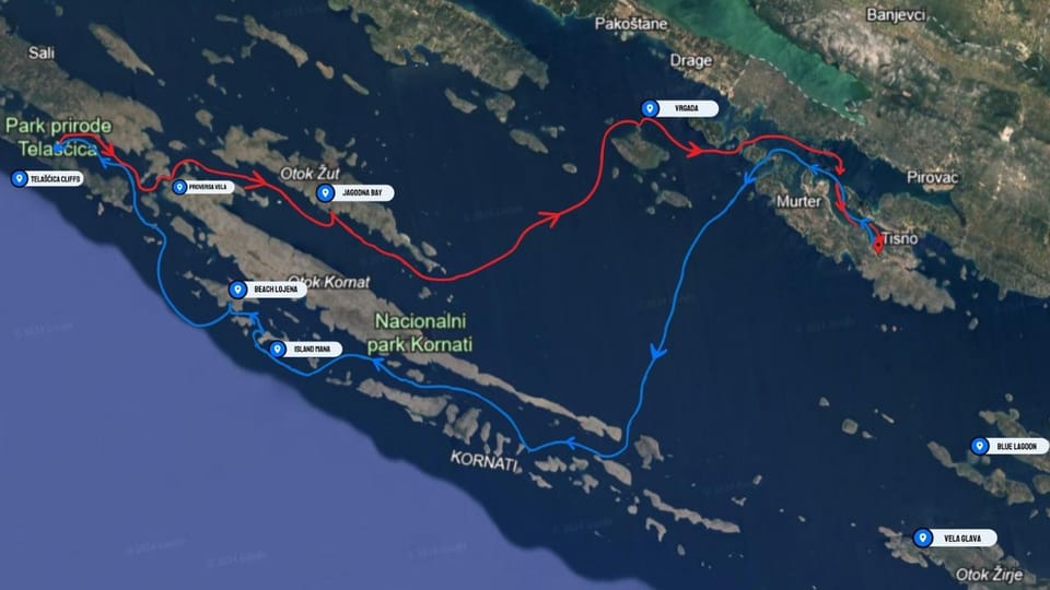 Kornati NP and TelašćIca Luxury Speedboat Excursion - Itinerary Highlights