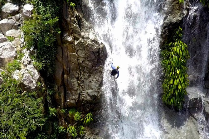 La Cuba WATERFALL RAPPELLING and La Planta GIANT NATURAL POOL From MEDELLIN - Logistics