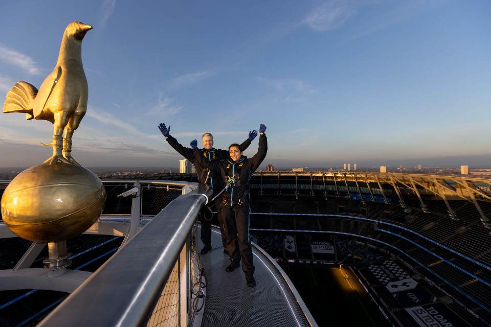 London: Tottenham Hotspur Stadium Skywalk Experience - Climbing to the Golden Cockerel