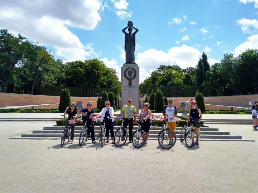 Madrid: Retiro Park and Literary Quarter by Bike - Inclusions and Amenities