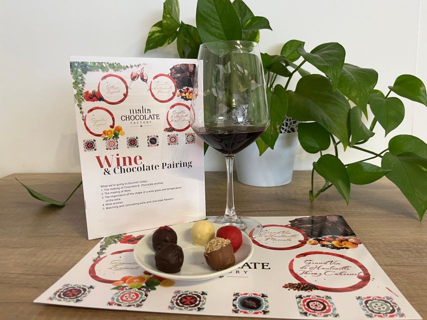 Malta: Wine and Chocolate Pairing Experience - What to Expect