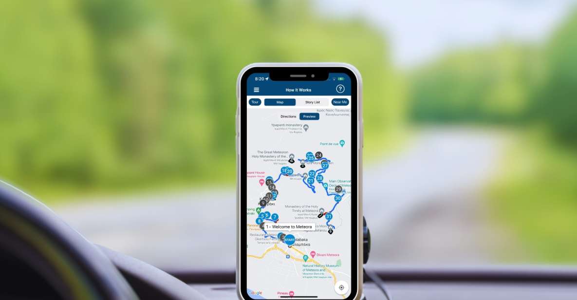 Meteora: Self-Guided App-Based Driving Tour - Experience Highlights