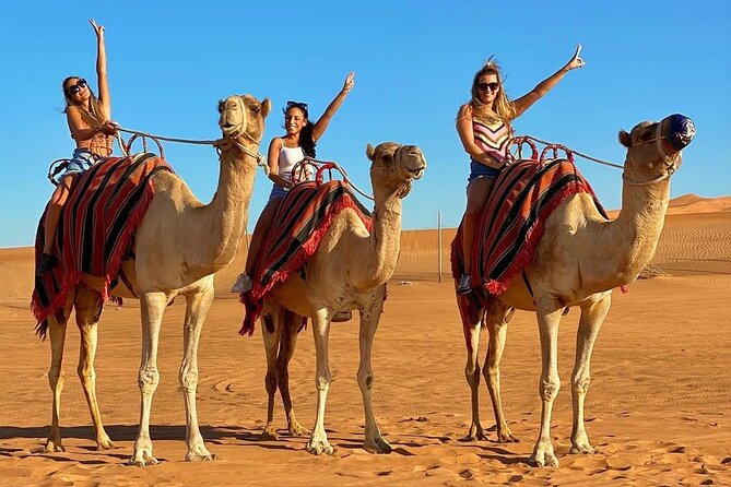 Morning Desert Safari Dubai:Red Dunes Desert,Camel Ride,Sand Boarding (Private) - Unique Desert Experience