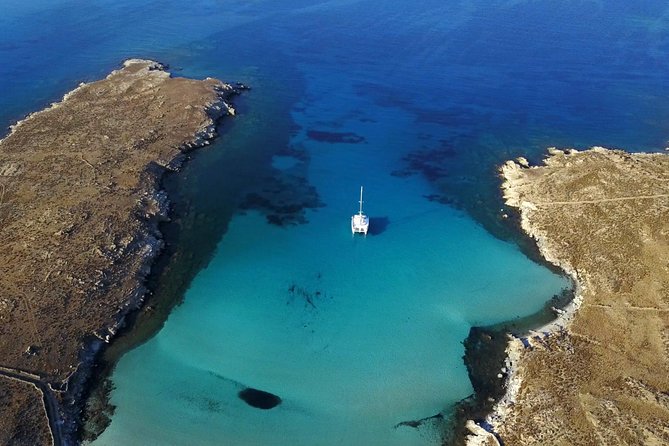 Mykonos Catamaran Full Day Private Cruise, 8-flavor Meal & Drinks - Complimentary Amenities and Equipment