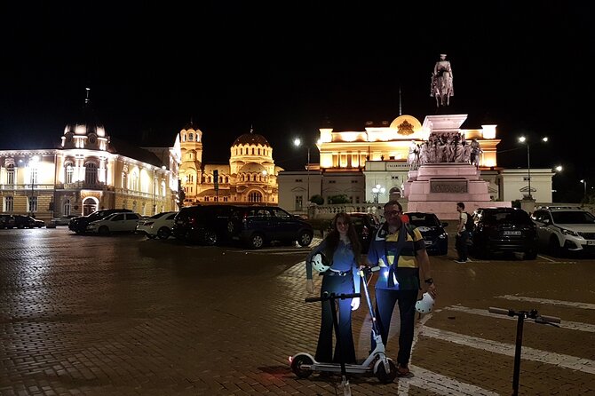 Night Sofia on an Electric Scooter - Guided Tour - Cancellation Policy