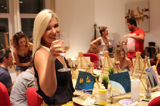 Painting Party at Art Bottega - Paint & Wine Studio in Zadar - Location and Studio Details