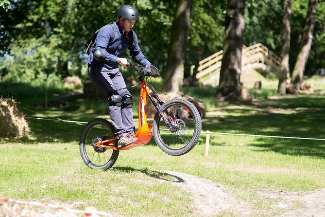 Pleasure Ride on an All-Terrain Electric Scooter - Scooter Driving Initiation