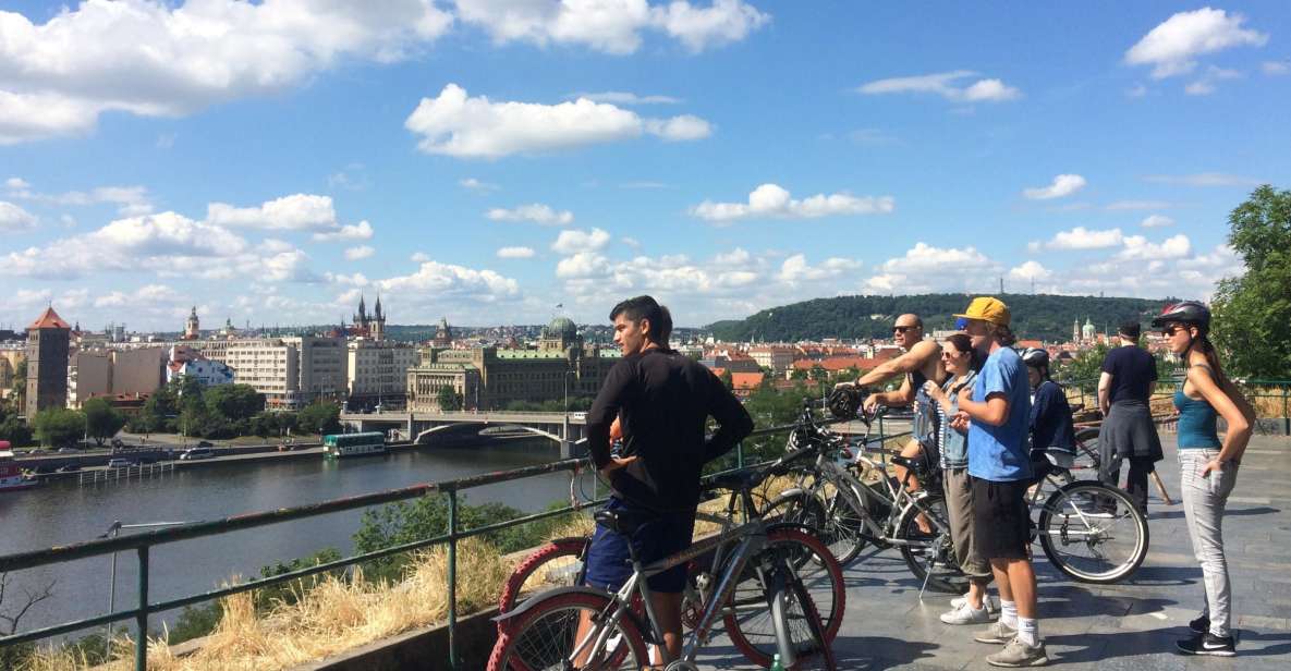 Prague: Stunning Viewpoints, Castle, City & Park Bike Tour - Itinerary Highlights