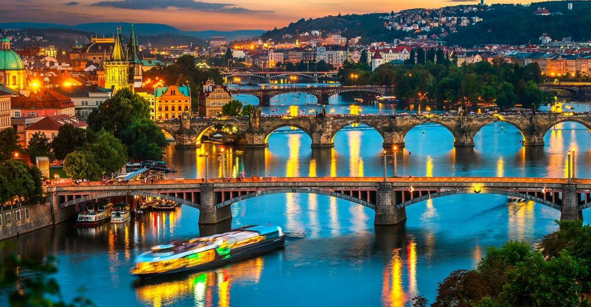 Prague: Vltava River Night Cruise With Buffet - Itinerary and Highlights