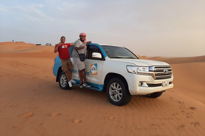 Premium Red Dune Safari, Sandboarding, Camel Ride, 5* BBQ Dinner - Pickup and Meeting Points