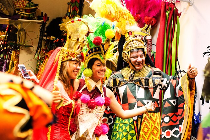 Private Carnaval Experience With Pickup: Carnival Backstage, Drink, Samba & More - History of Samba and Carnival