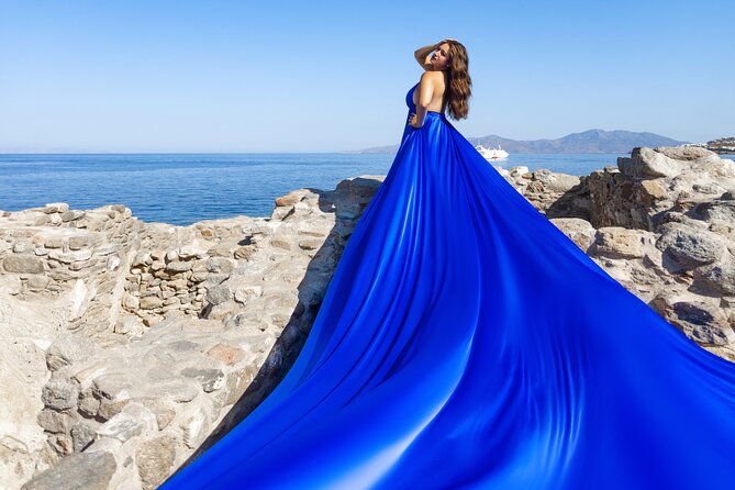 Private Flying Dress Photoshoot in Mikonos - Inclusions in the Package