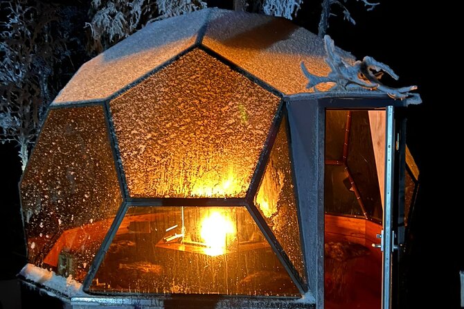 PRIVATE Glass Igloo Dinner Under Northern Lights - Connecting With Natures Beauty