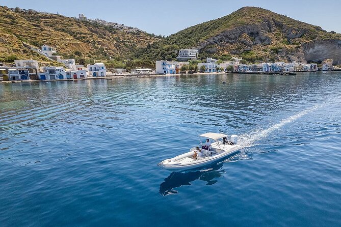 Private Milos Tour Pirates' Hideout- Luxury Boat Rental - Meeting and Pickup