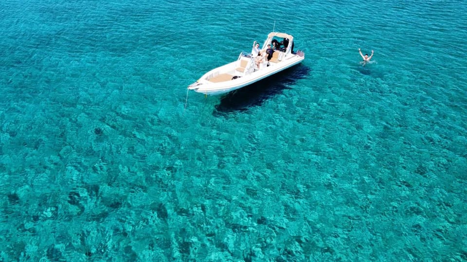 Private RIB Boat Cruise & Snorkeling Petalioi Marmari - Itinerary