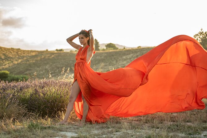 Private Shooting With Flying Dress in Tuscany - Whats Included