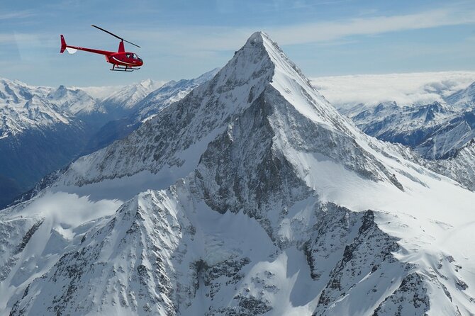 Private Swiss Alps Helicopter Tour Over Snow Covered Mountain Peaks and Glaciers - Meeting and Pickup