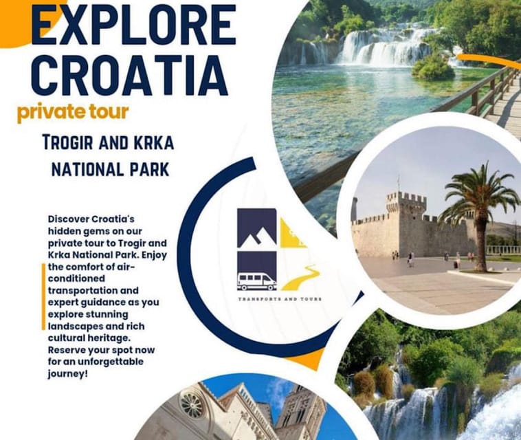 Private Tour From Split Area: Trogir and Krka National Park - Included Features