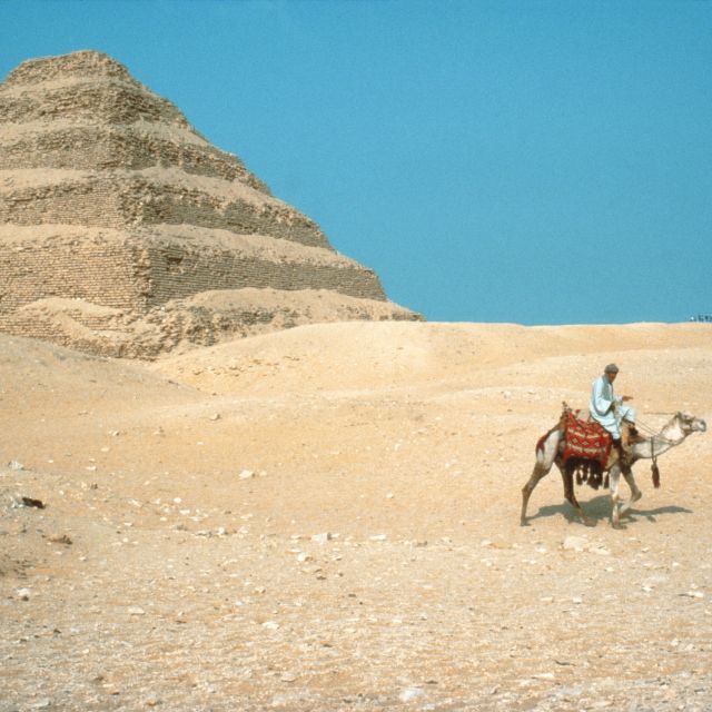 Pyramids of Giza, Sakkara and Memphis Wickets and Camel - Itinerary Highlights