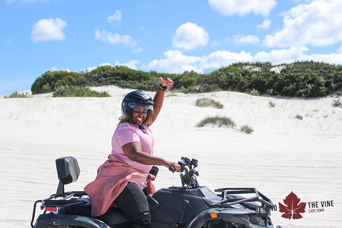 Quad Bike in the Atlantis Sand Dunes Cape Town - Safety Measures in Place