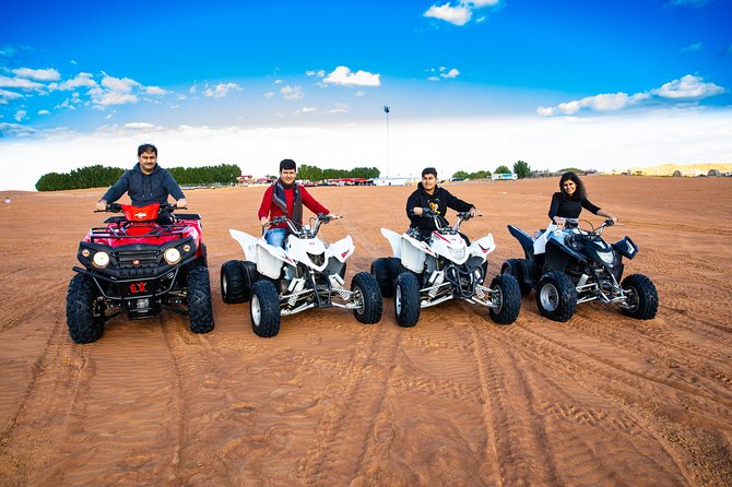 Quad Bike & Premium Desert Safari, With BBQ Dinner With 6 Shows - Inclusions and Upgrades