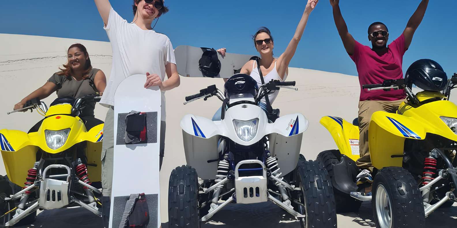 Quadbiking and Sandboarding Combo - Exhilarating Sandboarding Escapade