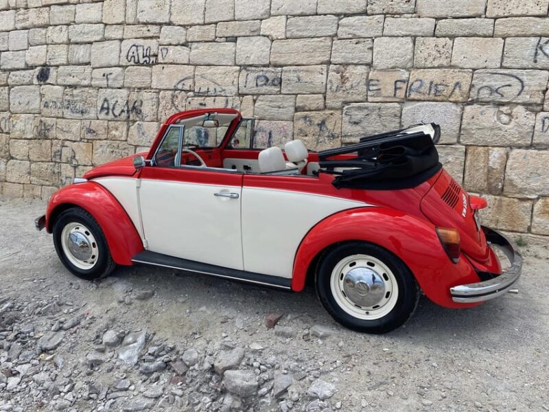 Rethymno: Ride With a VW Beetle Cabrio for 12 Hours - Booking Information