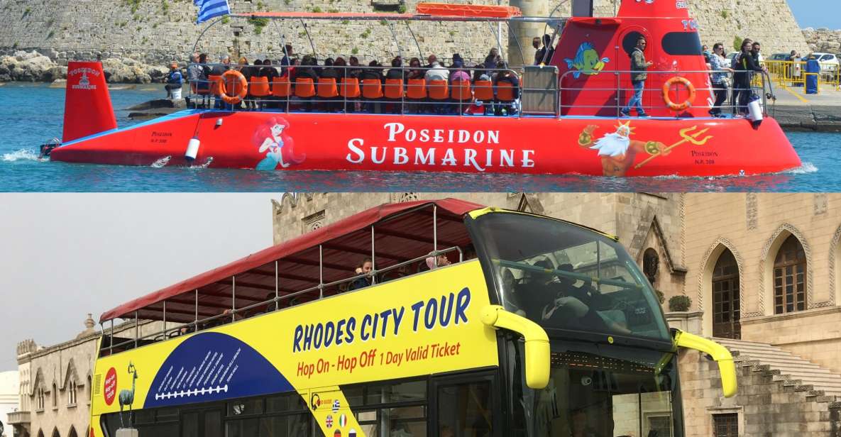 Rhodes: Hop-on Hop-off Bus and Submarine Tour - Experience Highlights