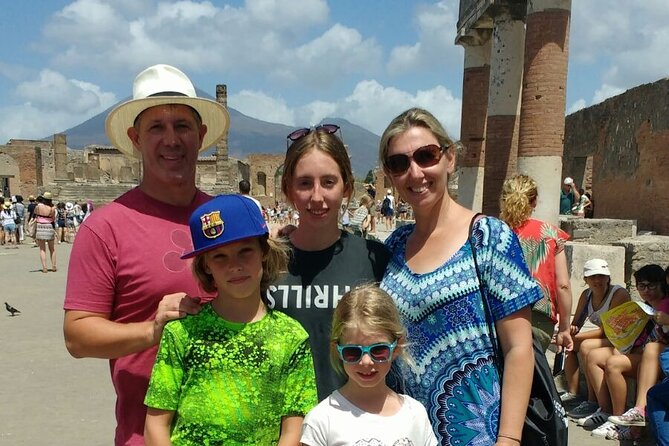 Rome to Pompeii Tour for Kids & Families W Hotel Pickup & Skip-The-Line Tickets - Meeting and Pickup