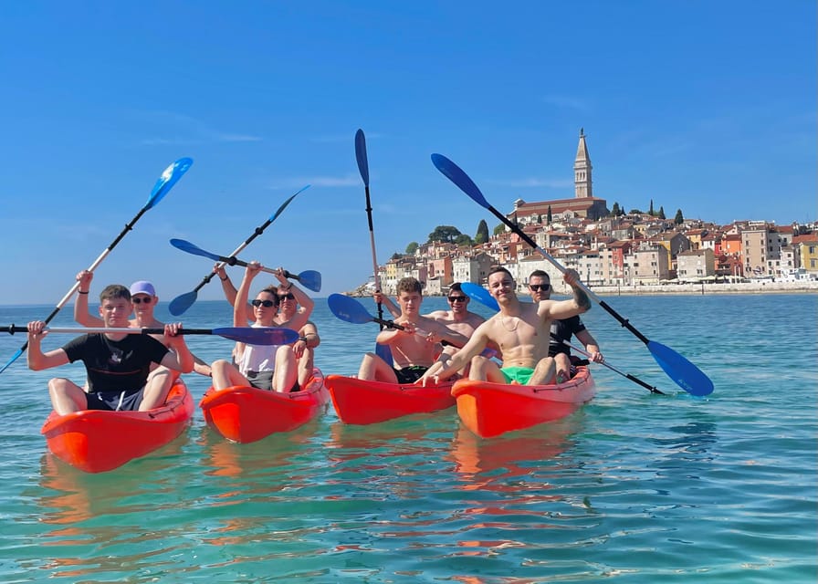 Rovinj: BUBA-KAYAK Tours, Snorkeling, Cliff Jupming&Drinks - Itinerary and Highlights