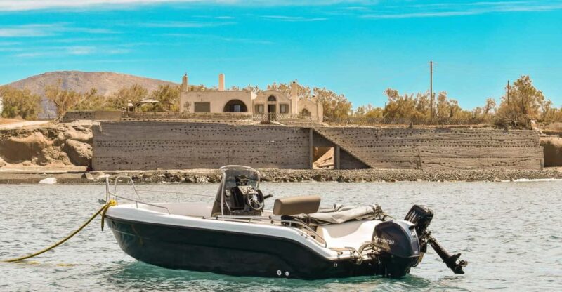 Santorini: Full-Day Licence-Free Boat Rental With 30/50hp - Booking Information