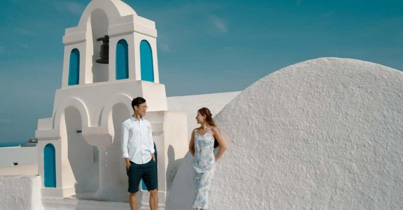 Santorini: Private Photoshoot Seprate Entrance to Blue Dome - Pricing and Booking Information