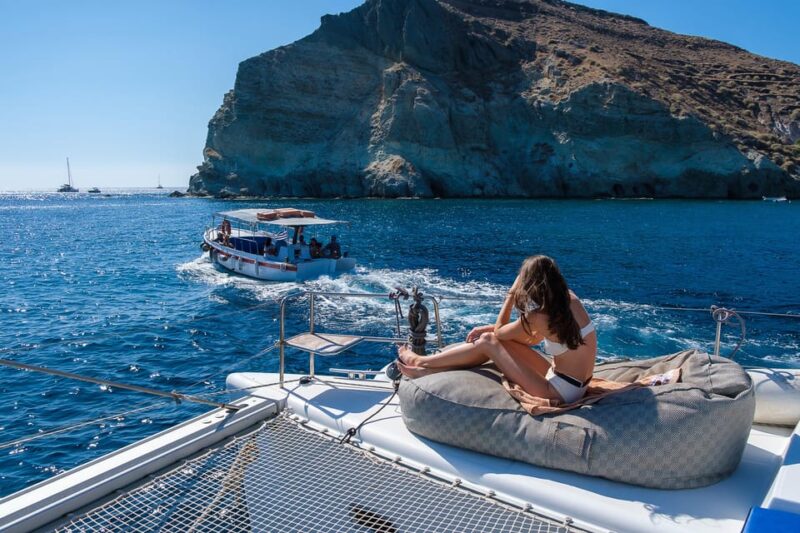 Santorini: Semi-Private Sailing Cruise up to 15pax - Itinerary Highlights