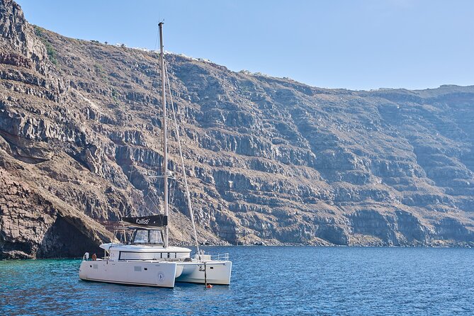 Santorini Small-Group Half-Day Catamaran Tour With Food - Tour Highlights