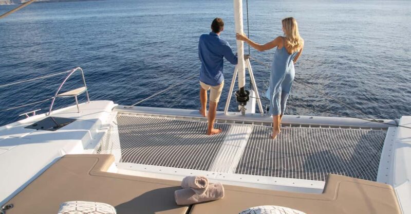 Santorini:Private Catamaran Tour With BBQ & Unlimited Drinks - Itinerary and Activities