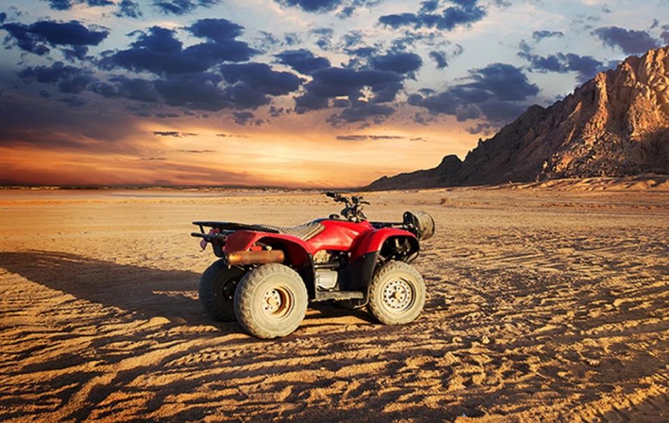 Sharm El Sheikh: Sunrise ATV, Diving, Snorkel & White Island - Sunrise Pickup Experience