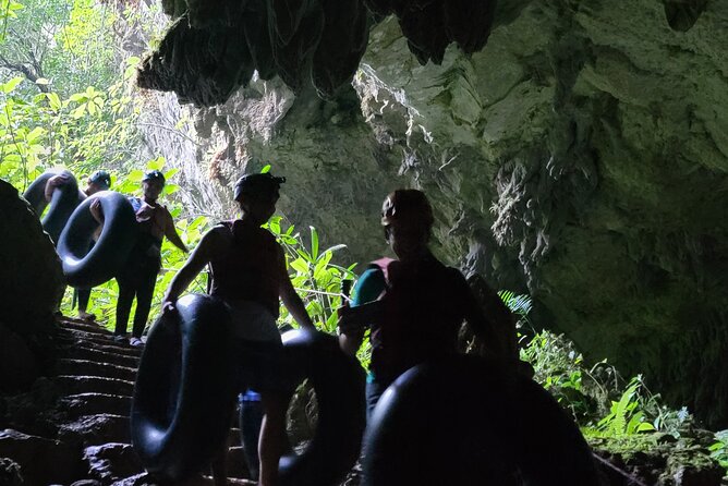 St. Hermans Cave Tubing With Swimming in the Inland Blue Hole - Whats Included