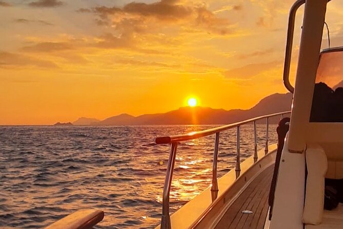 The Magic of the Sunset on the Amalfi Coast Aboard a Sorrento Gozzo - Stunning Sunset Views